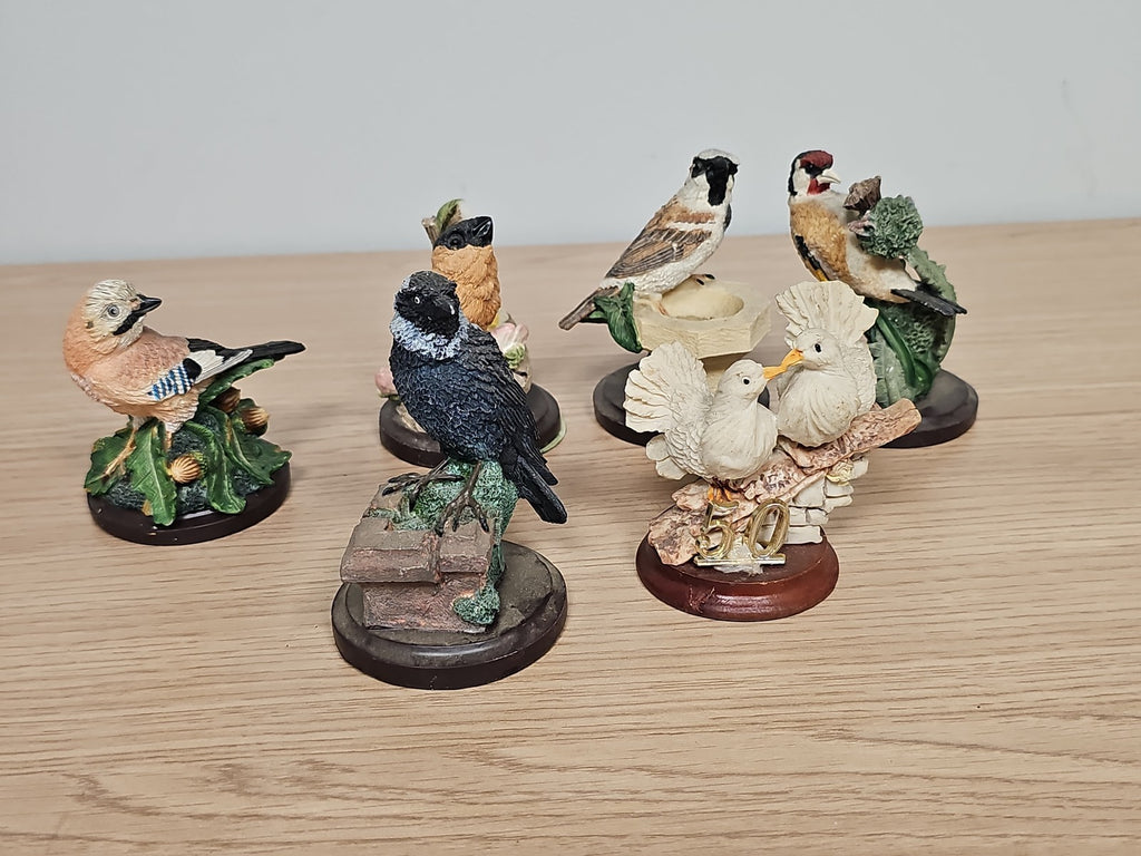 Statues oiseaux décoratives The Country Bird Collection figurines animalières
