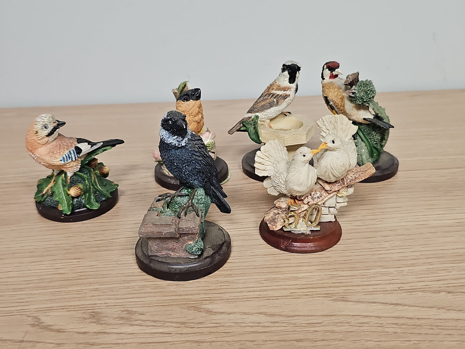 Statues oiseaux décoratives The Country Bird Collection figurines animalières