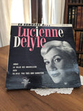 Vinyle 45 tours Lucienne Delyle vintage, non testé - Rare exemplaire de collecti