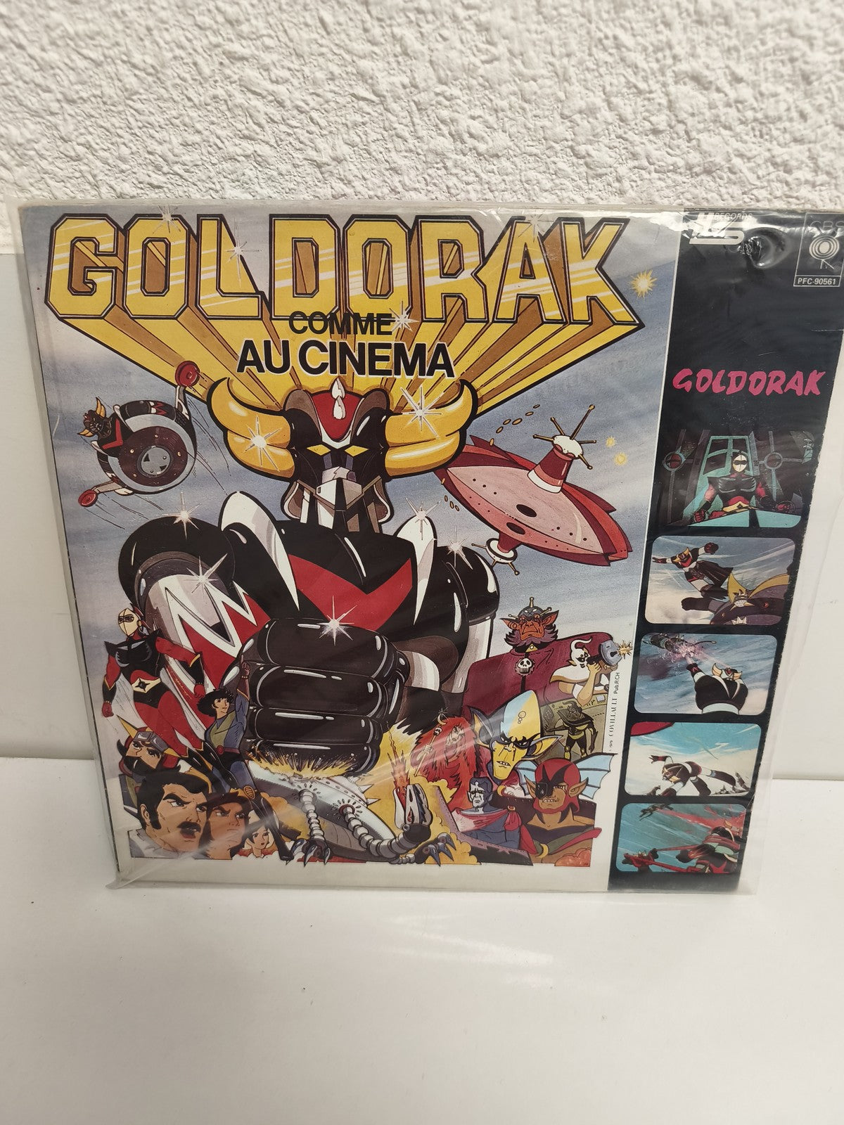 Vinyle Goldorak Comme au Cinéma 33 tours édition originale jaquette animée