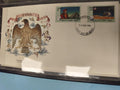 Enveloppe premier jour FDC Anguilla 1986 Halley's Comet illustration Lyra