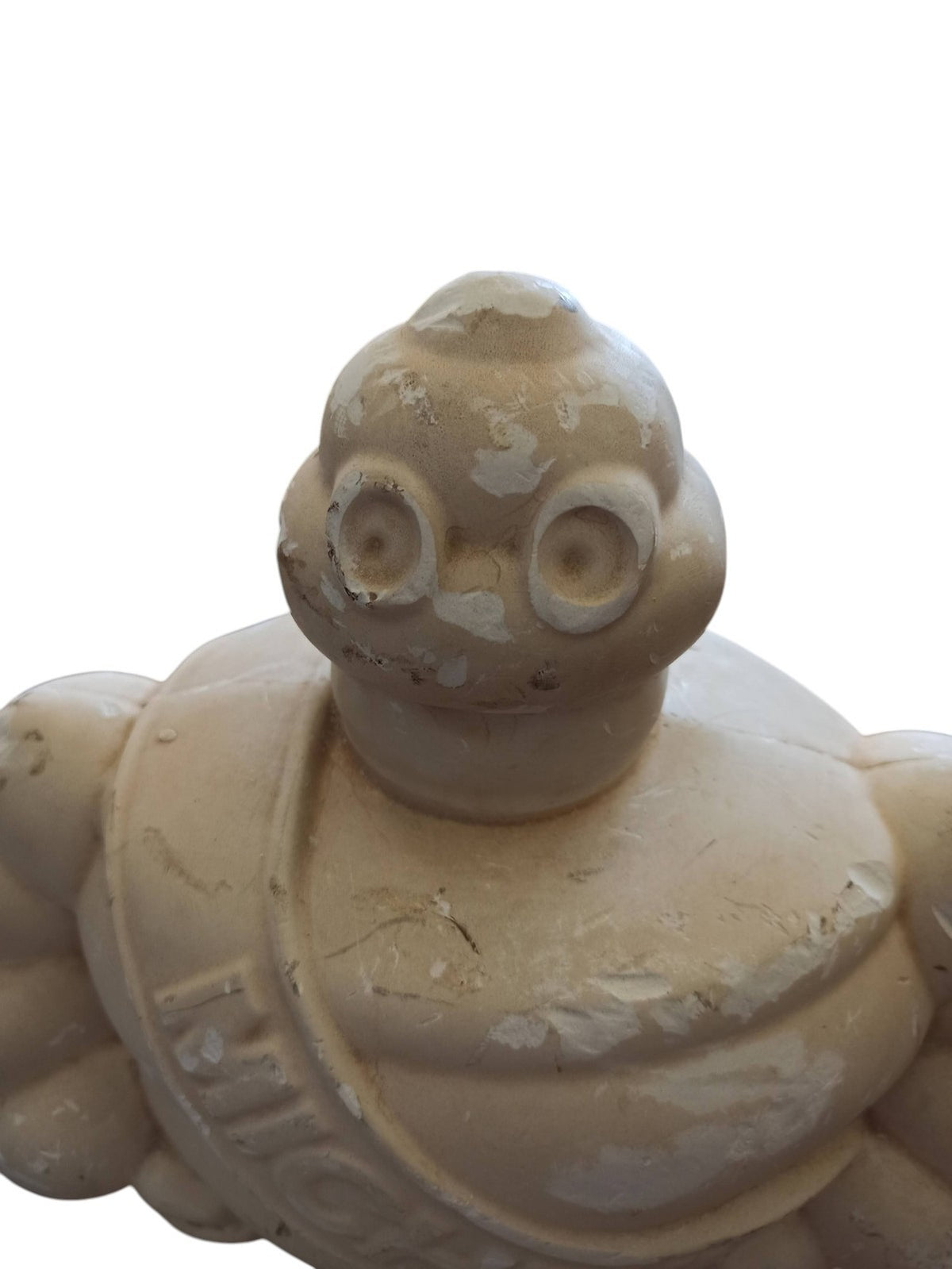 Vintage Michelin Bibendum statue, plaster, 50s 60s, mascot, retro decor