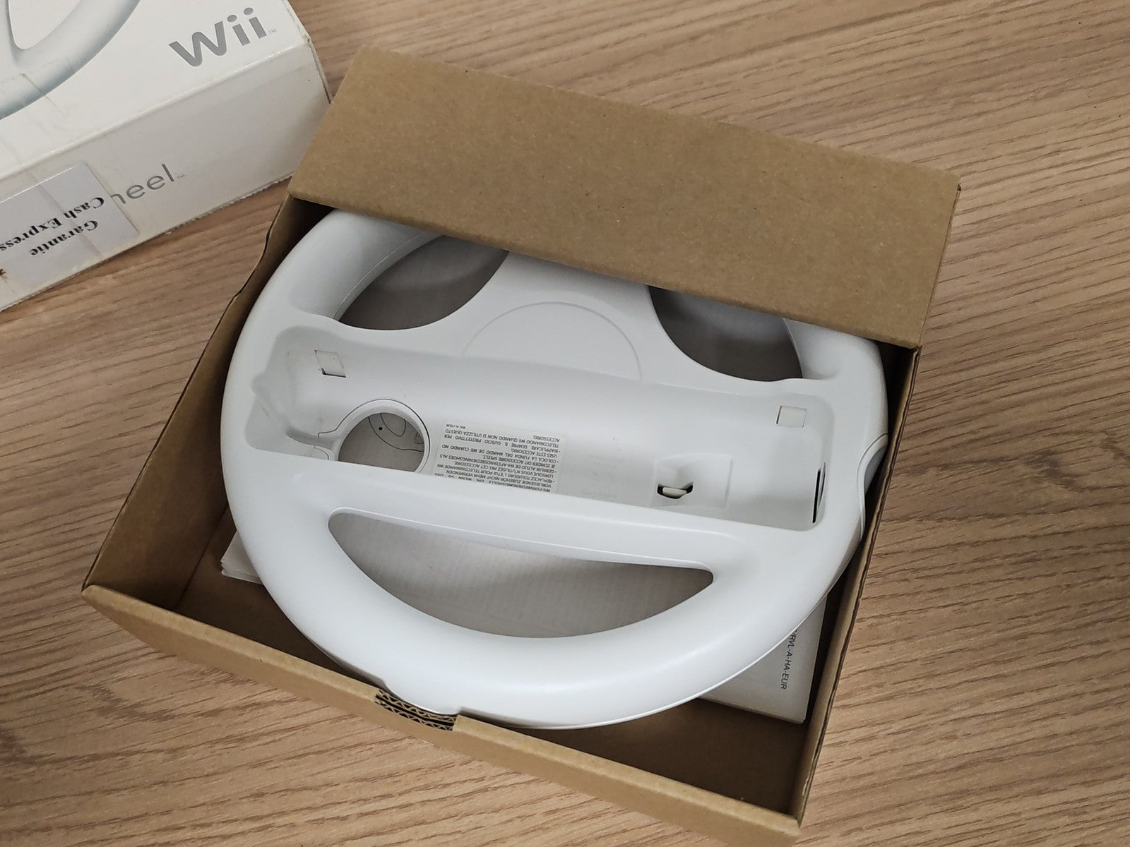Volant officiel Nintendo Wii avec boîte - Accessoire original pour console de je