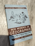 Livret ancien Mon Mémento de Géographie Maison des Instituteurs vintage scolaire