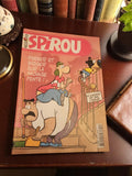 Magazine Spirou ancien vintage – Couverture Parker & Badger, BD collector
