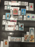 Timbres Belgique 1966-1967 lot x18, oblitérés, thématiques, Europa, église, blas