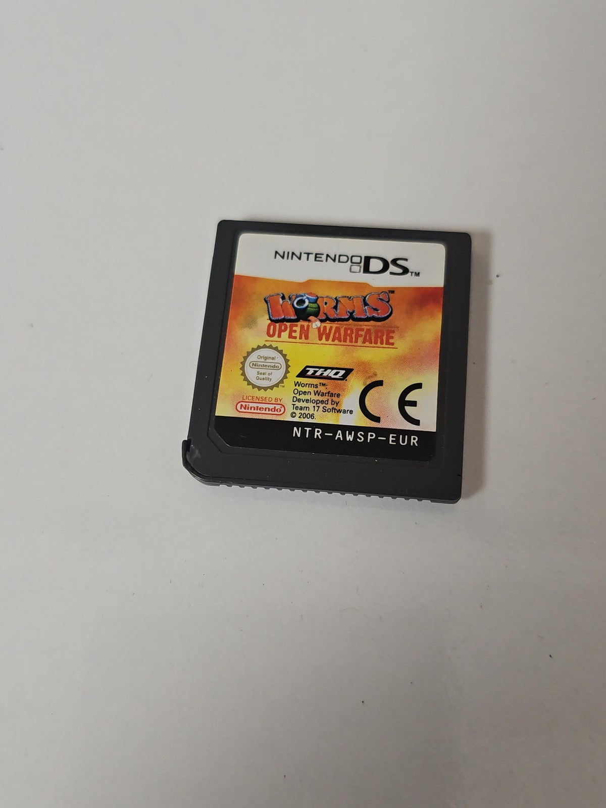 Jeu vidéo Nintendo DS Worms original, stratégie portable, version française, occ