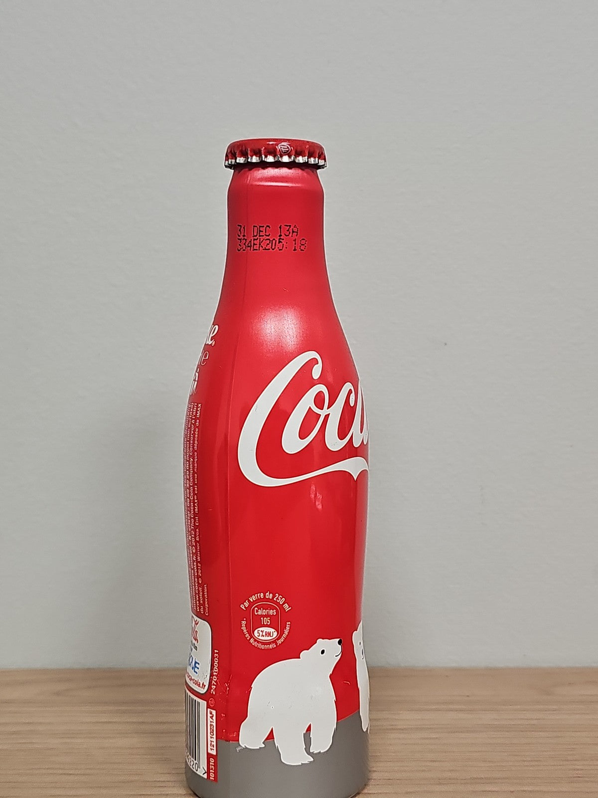 Bouteille Coca Cola pleine, édition spéciale, boisson gazeuse, déco rétro