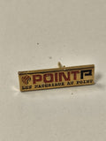 Pin?s vintage Point P ancien badge rétro collection publicité française