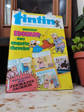 Magazine Tintin vintage ancien, Monsieur Edouard, couverture jaune, collector