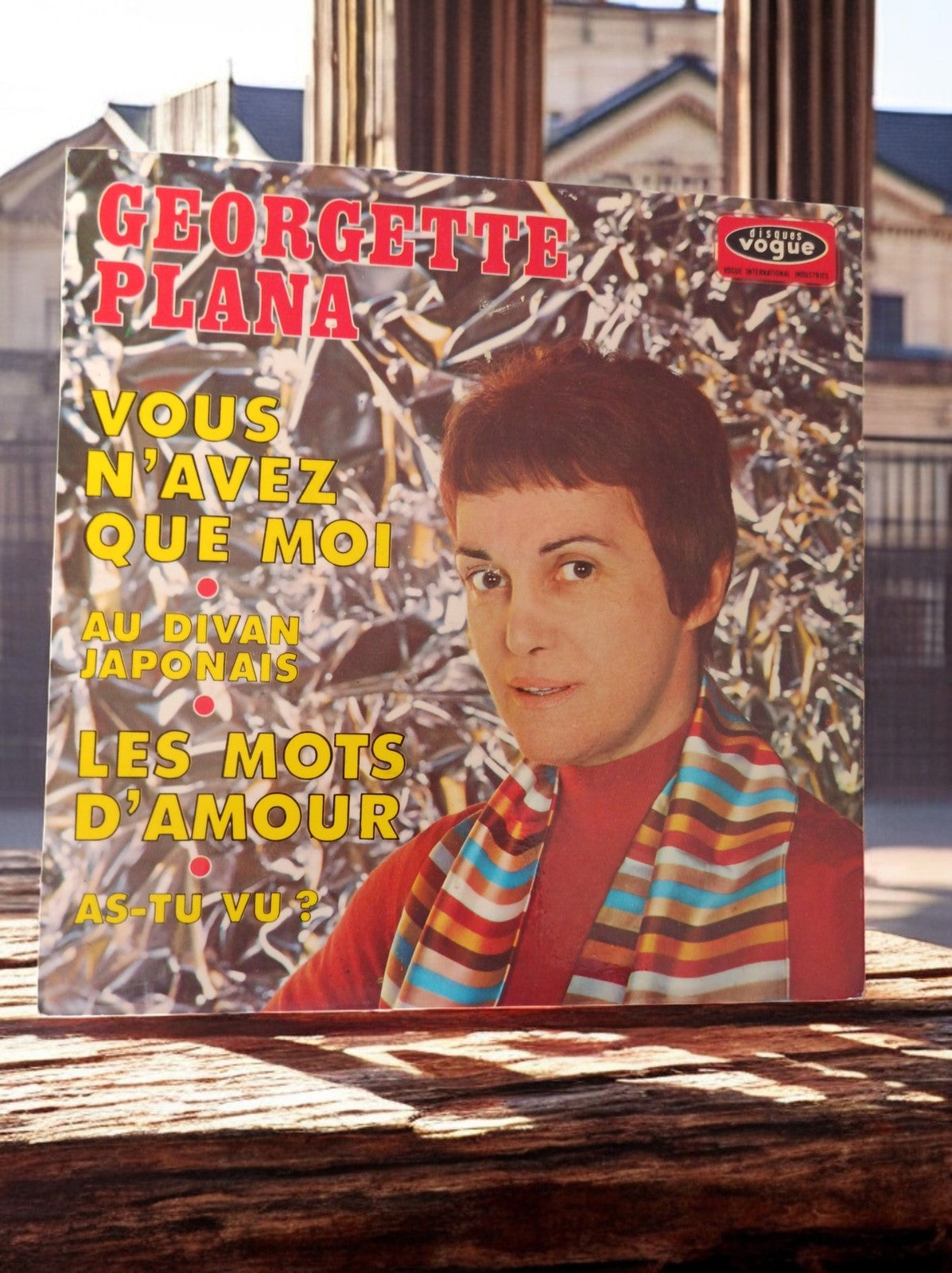 Vinyle 45T Georgette Plana Vintage Musique Française Disques Vogue Années 60