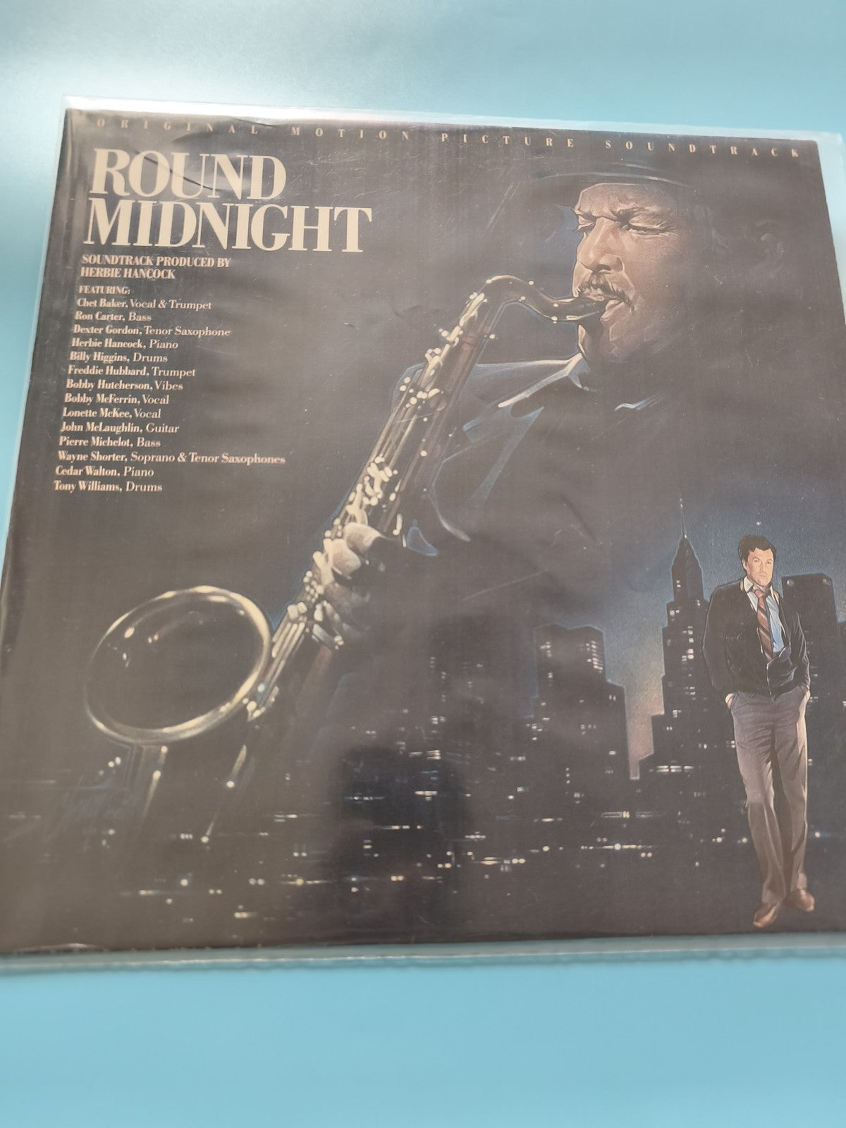 Vinyle 33 tours ancien Round Midnight rétro, disque vintage collection jazz