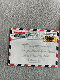 Lettre avion affranchie Niger 1982, enveloppe Air Mail, timbre philatélie