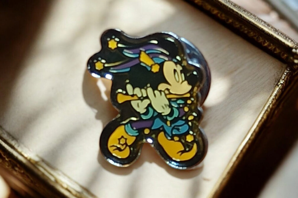Vintage Mickey Mouse Tokyo Disneyland colorful enamel pin Disney Japan