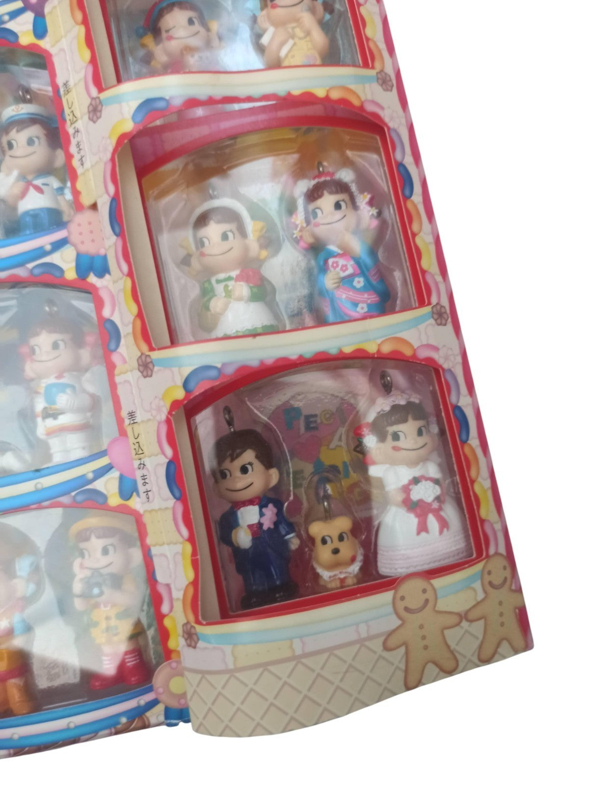 Figurines Fujiya Peko-chan 21st Century 50th Anniversary set présentoir