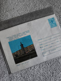 Enveloppe philatélique Moscou 1980 Roumanie illustration monument olympique