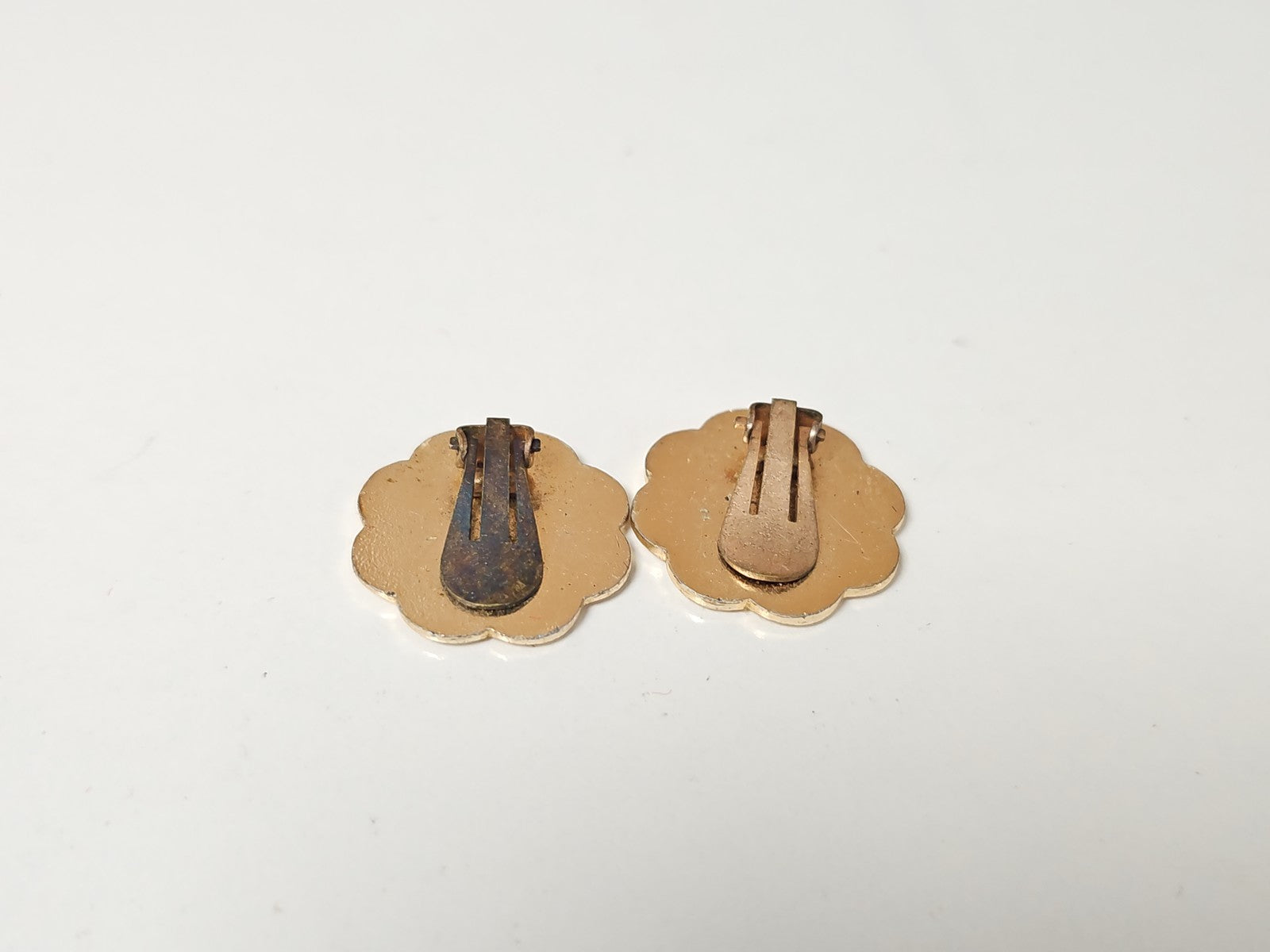 Pair of vintage antique retro earrings for collector or amateur