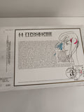 Feuillet CEF philatélie La Typographie Raymond Gid timbre 5,00 F oblitéré