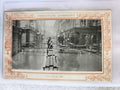 CPA Paris 1910 Chocolat Lombart inondations La rue du Bac photo