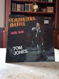 Vinyle 45 tours Tom Jones DECCA Resurrection Shuffle rétro pochette originale