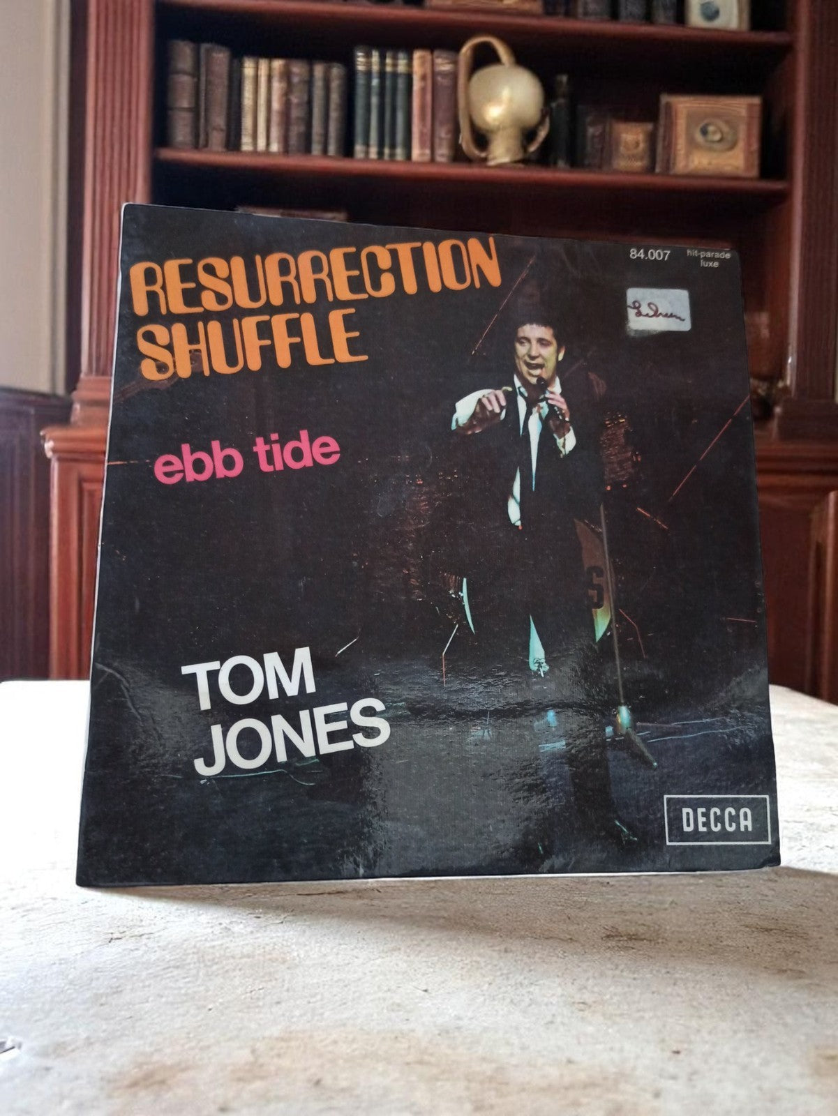 Vinyle 45 tours Tom Jones DECCA Resurrection Shuffle rétro pochette originale