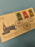 Ancienne enveloppe FDC Vietnam 1961 UNESCO timbres colorés Saigon philatélie