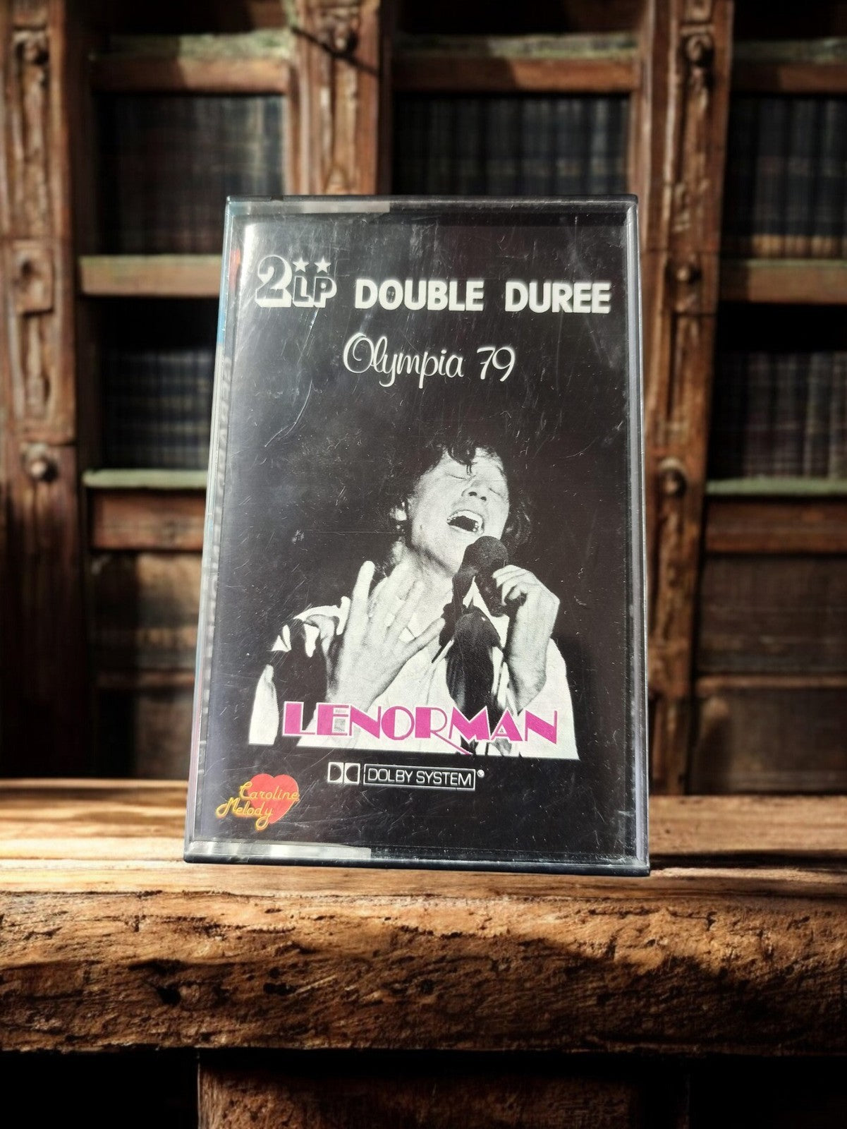 Cassette audio vintage Lenorman Olympia 79 double durée rétro K7 française