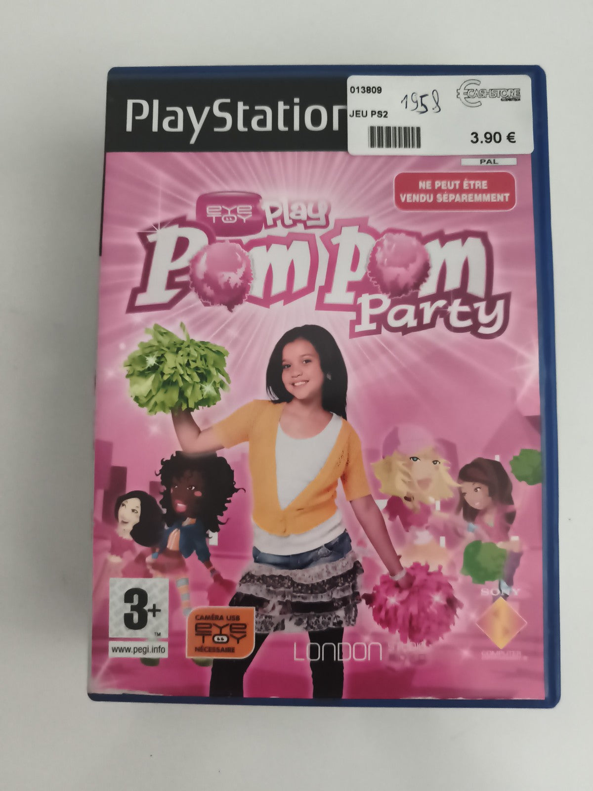 Jeu PlayStation 2 Pom Pom Party EyeToy Sony PS2 PAL danse cheerleading