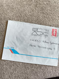 Lettre affranchie France La Réunion 1993 par avion, timbre Marianne, cachet CNMS
