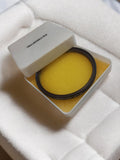 Filtre optique vintage Filtroptic jaune, CYRANEE 67 S 20, rétro photographie