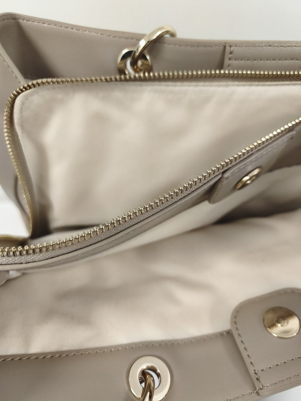 Tommy Hilfiger sac à main beige élégant femme, cabas porté épaule occasion