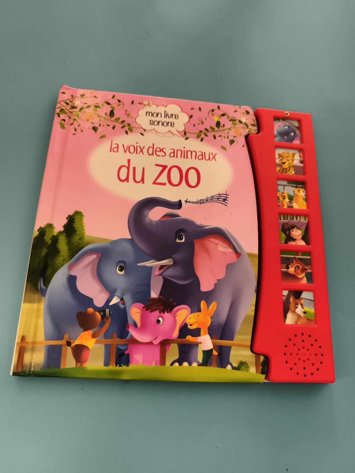 Livre sonore enfants zoo animaux – Mon livre sonore, boutons sons