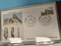 Enveloppe FDC premier jour Solutré 1985 timbre et cachets illustrés