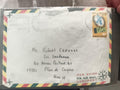 Lettre avion Togo 1973 timbre OMS 40f philatélie Afrique air mail