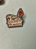 Vintage pin's Elf Aquitaine traîneau chiens ancien collection ref 11