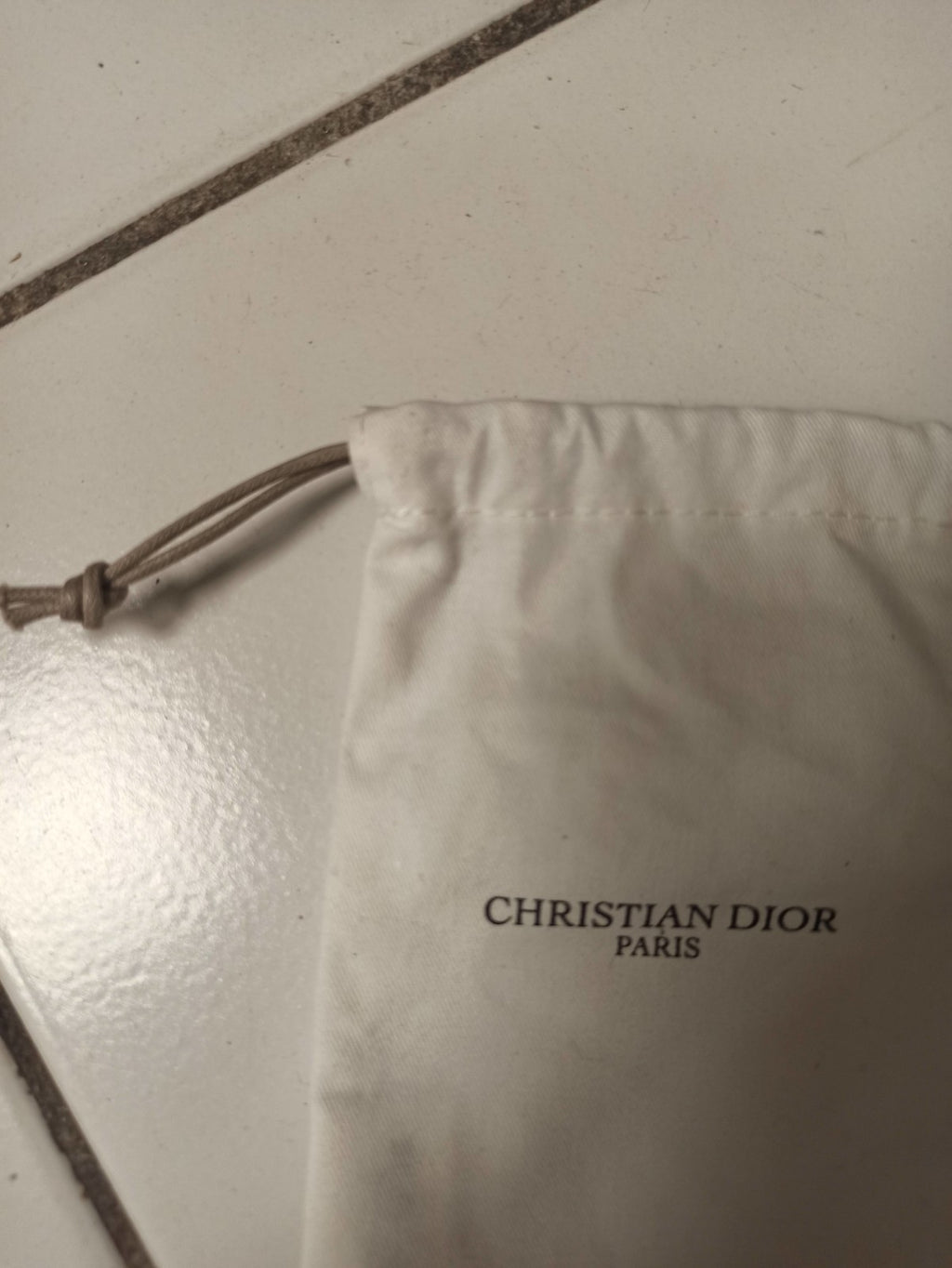 Petit sac publicitaire Christian Dior, accessoire élégant, sac promotionnel occa