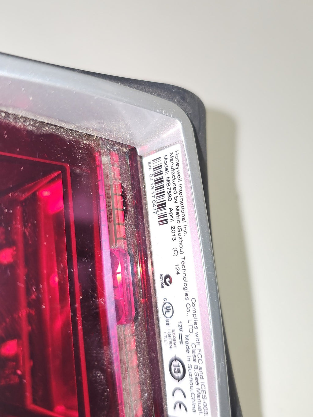 Scanner code-barres Honeywell 7580G USB laser, lecteur optique rapide d'occasion