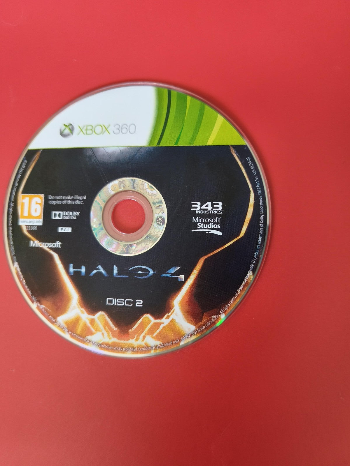 CD jeu Xbox 360 Halo 4 Disc 2 original, disque seul, version française, Microsof