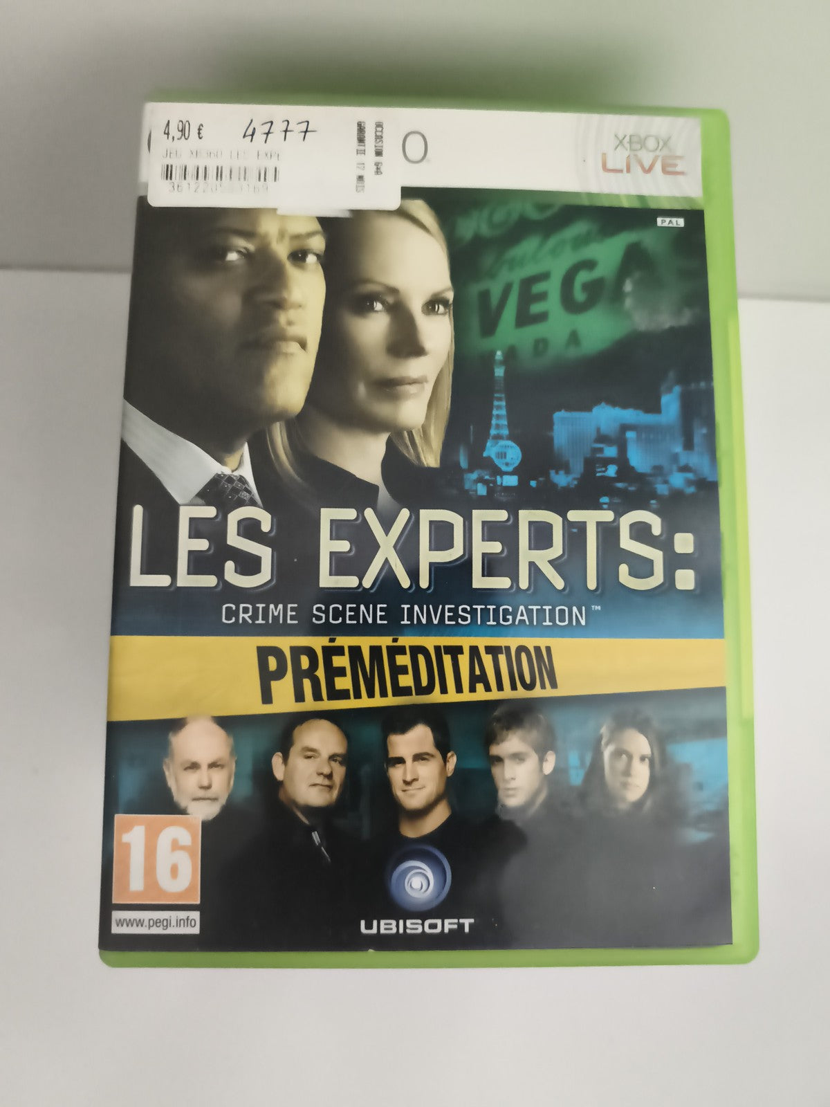 Jeu Xbox Les Experts Préméditation Ubisoft PEGI 16 crime investigation