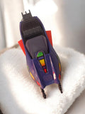 Véhicule MASK Kenner vintage années 80 violet autocollants rétro jouet ancien