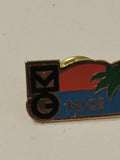 Pin's ancien rétro Nice ? Badge collection vintage ville Côte d?Azur France