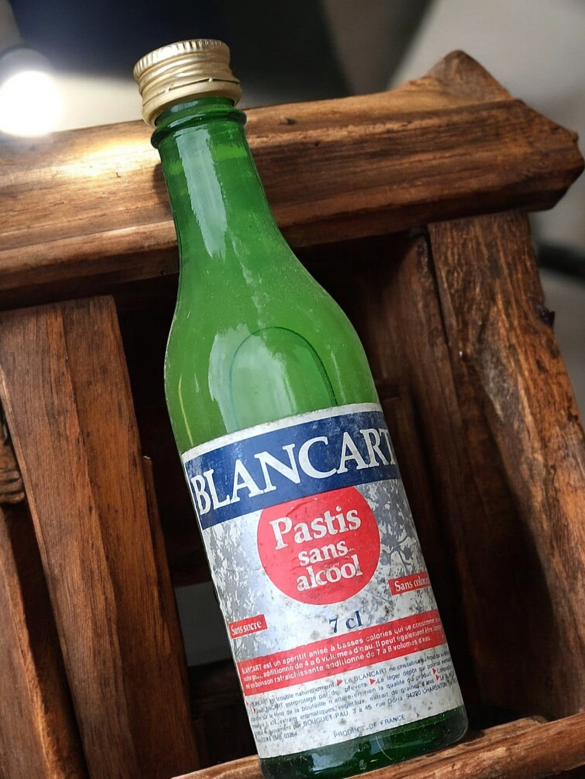 Miniature ancienne BLANCART pastis sans alcool 7cl vintage déco bar collection