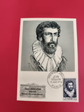 Carte Premier Jour Jean Goujon 1956 Paris philatélie timbre illustré