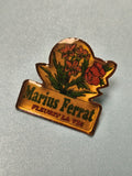 Vintage pin's Marius Ferrat fleurs publicitaire ancien collection (Ref 4)