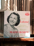 Disque 45 tours vintage Mado Robin Lakmé Decca ancien opéra rétro vinyle