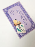 Vintage autocollant publicitaire ancien Kid Cool Club rétro collection déco
