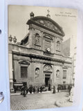 CPA Paris Église Sainte-Elisabeth façade animée photo ancienne