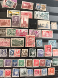 Timbres anciens France oblitérés XIXe-XXe portraits monuments lot philatélie