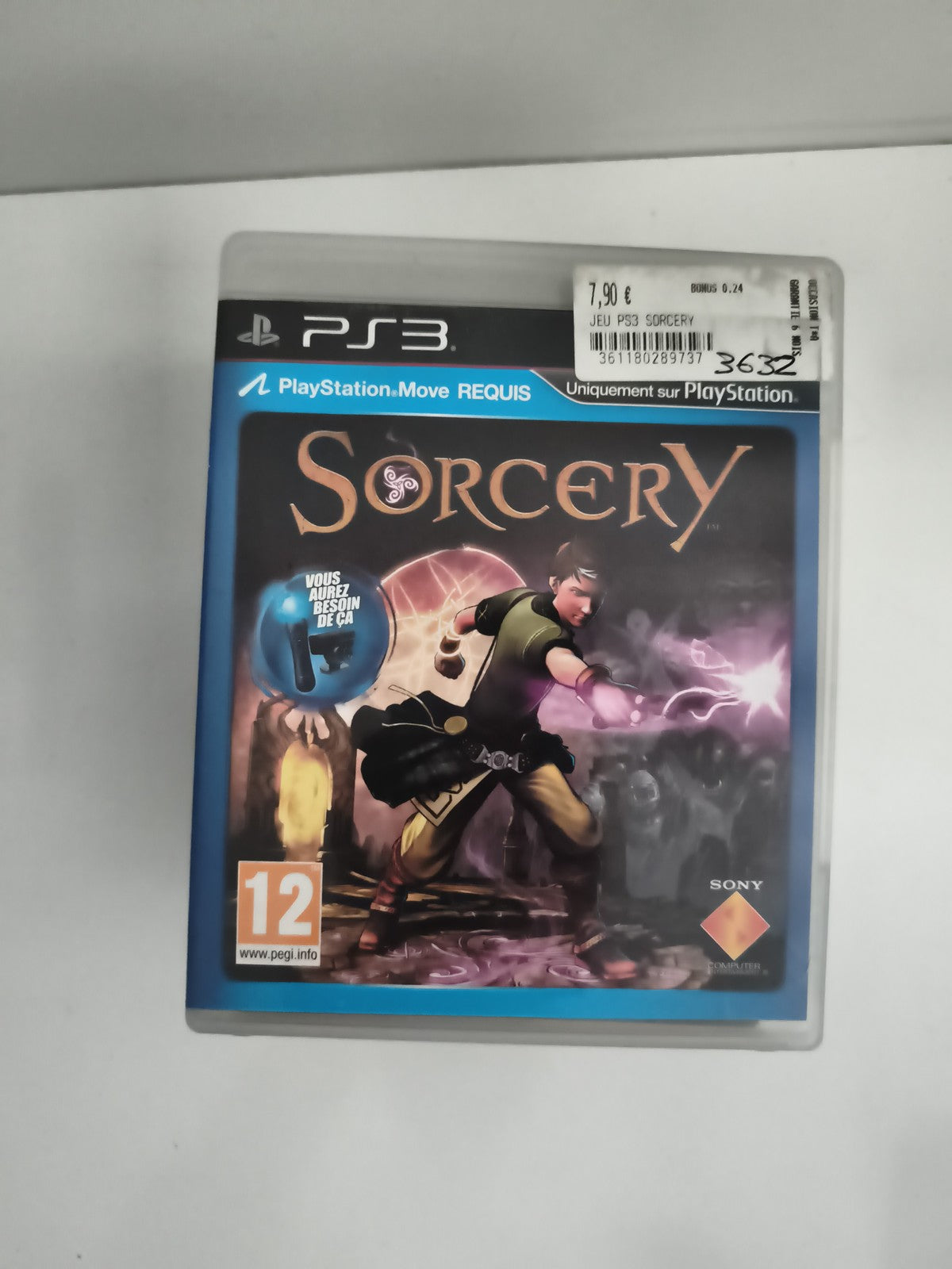Jeu PS3 Sorcery PlayStation Move requis Sony action magie