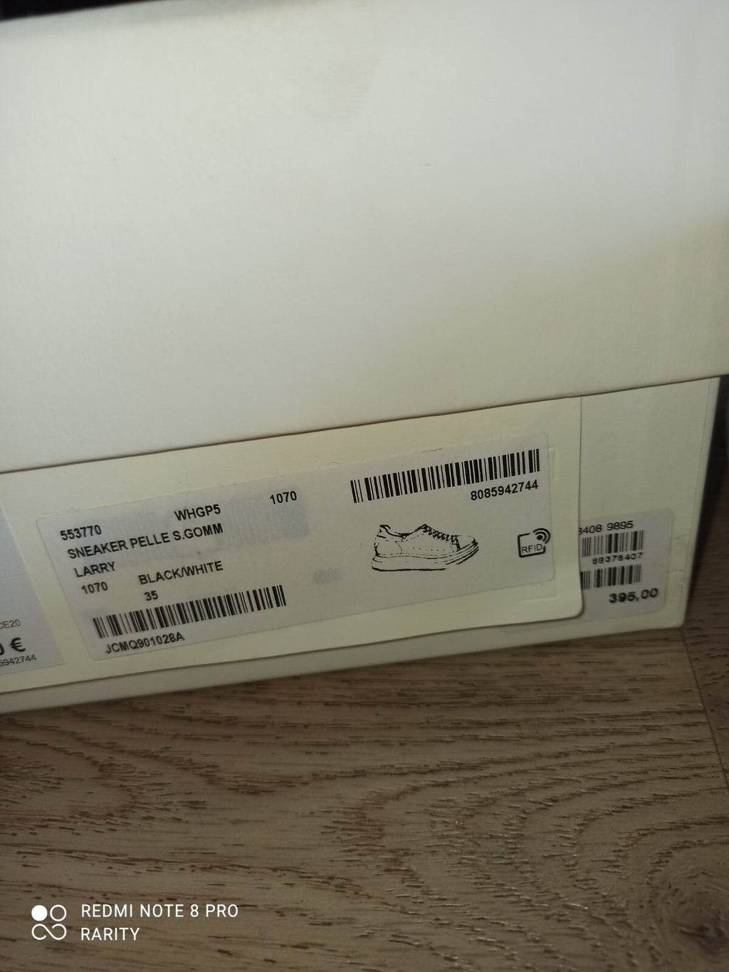 Baskets Alexander McQueen noires Femme 35 avec boîte et dust bag